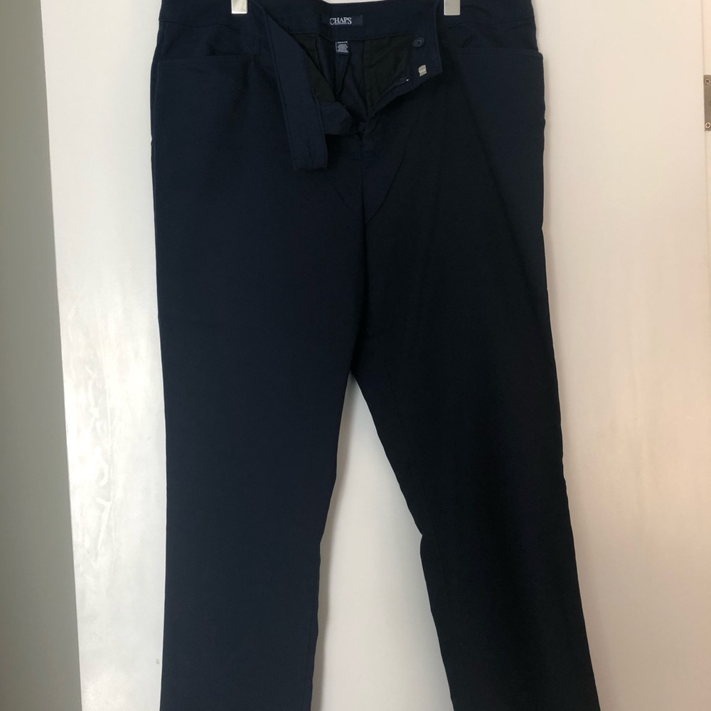 Chaps Navy Trousers